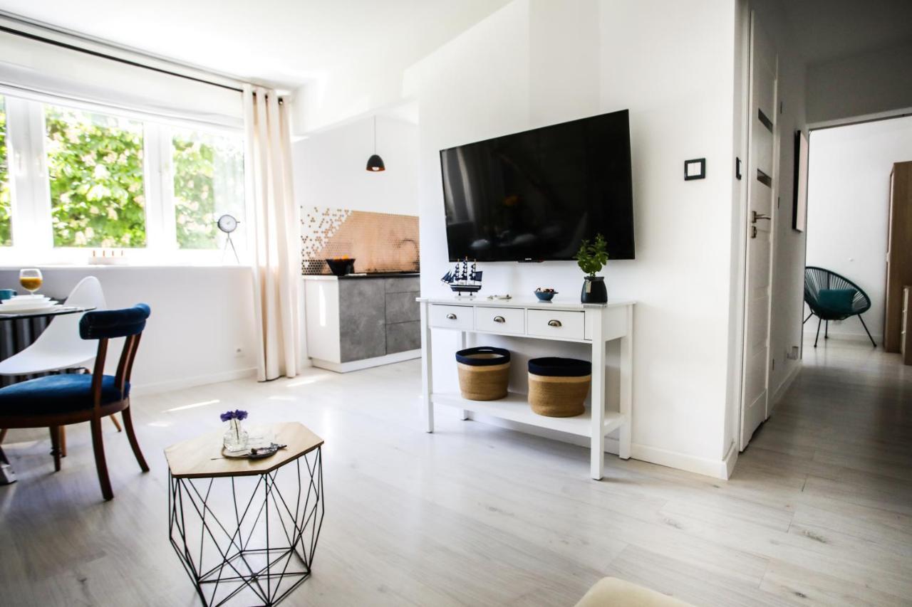 Apartament Szaro Na Bialym Władysławowo Esterno foto
